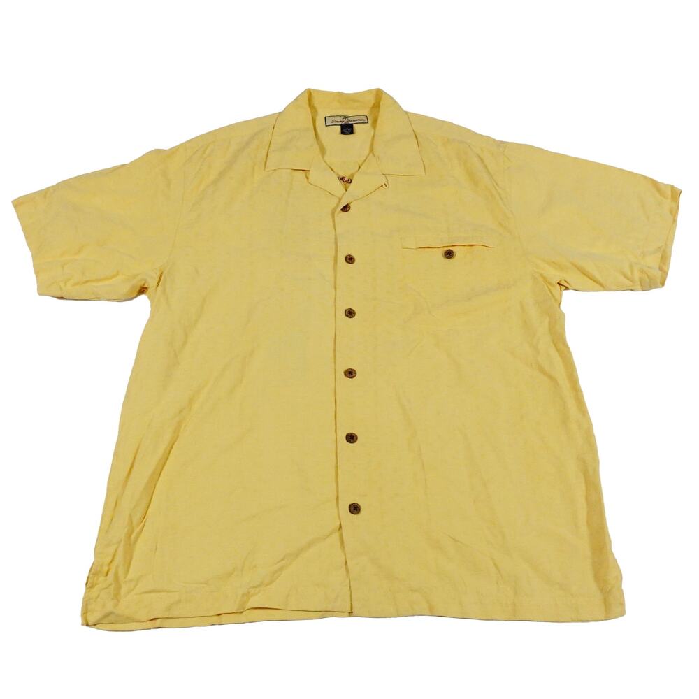 Tommy Bahama Silk Embroidered Shake My Day Hawaiian Button Up Camp Shirt Large - Picture 3 of 8